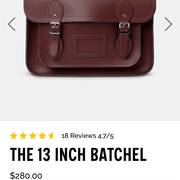 Cambridge Satchel Company 13” Satchel Forest Green Leather - Picture 10 of 10